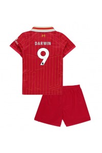 Fotbalové Dres Liverpool Darwin Nunez #9 Dětské Domácí Oblečení 2024-25 Krátký Rukáv (+ trenýrky)